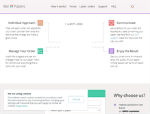 Tablet Screenshot of bid4papers.com